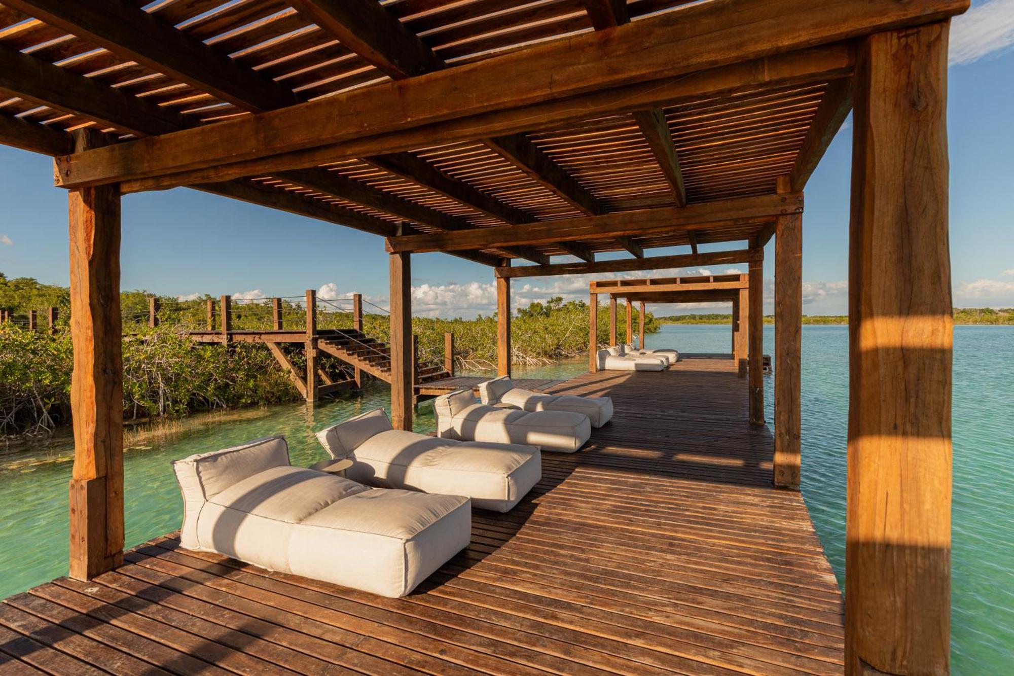 Hotel Boca De Agua Bacalar à Xul-Ha Extérieur photo
